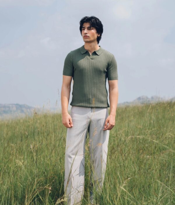 Johnny Collar Knitted Polo - Image 3