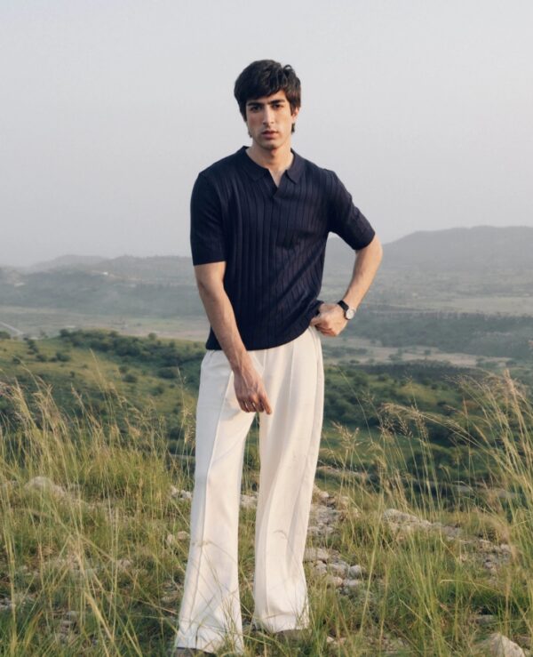 Johnny Collar Knitted Polo - Image 2