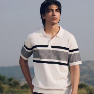 Regular Collar Knitted Polo