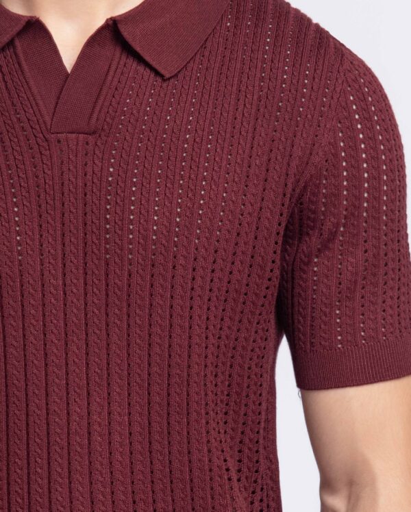 Johnny Collar Knitted Polo - Image 2