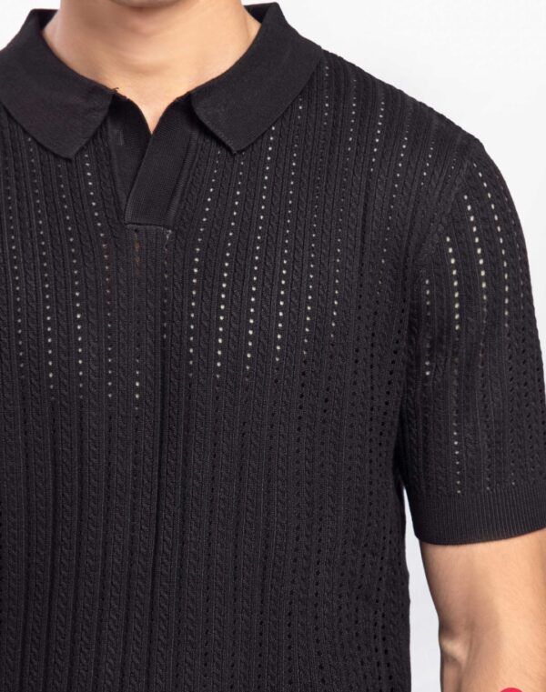 Johnny Collar Knitted Polo - Image 2