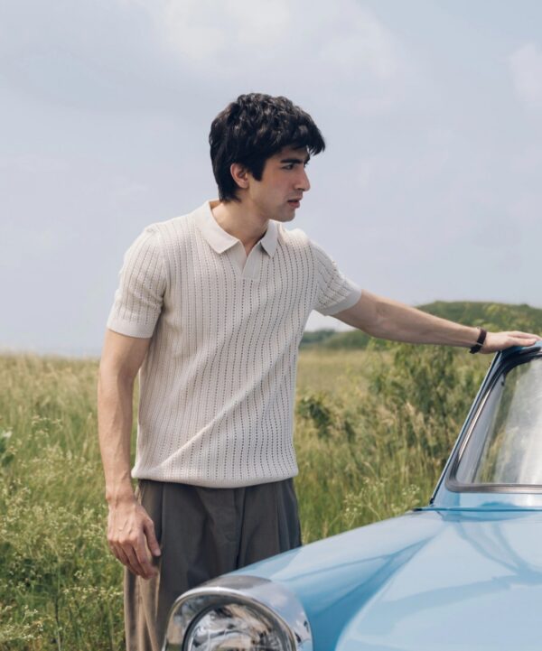 Johnny Collar Knitted Polo - Image 2