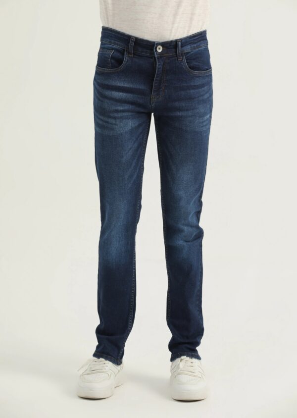 Dark Blue Denim Jeans - Image 2